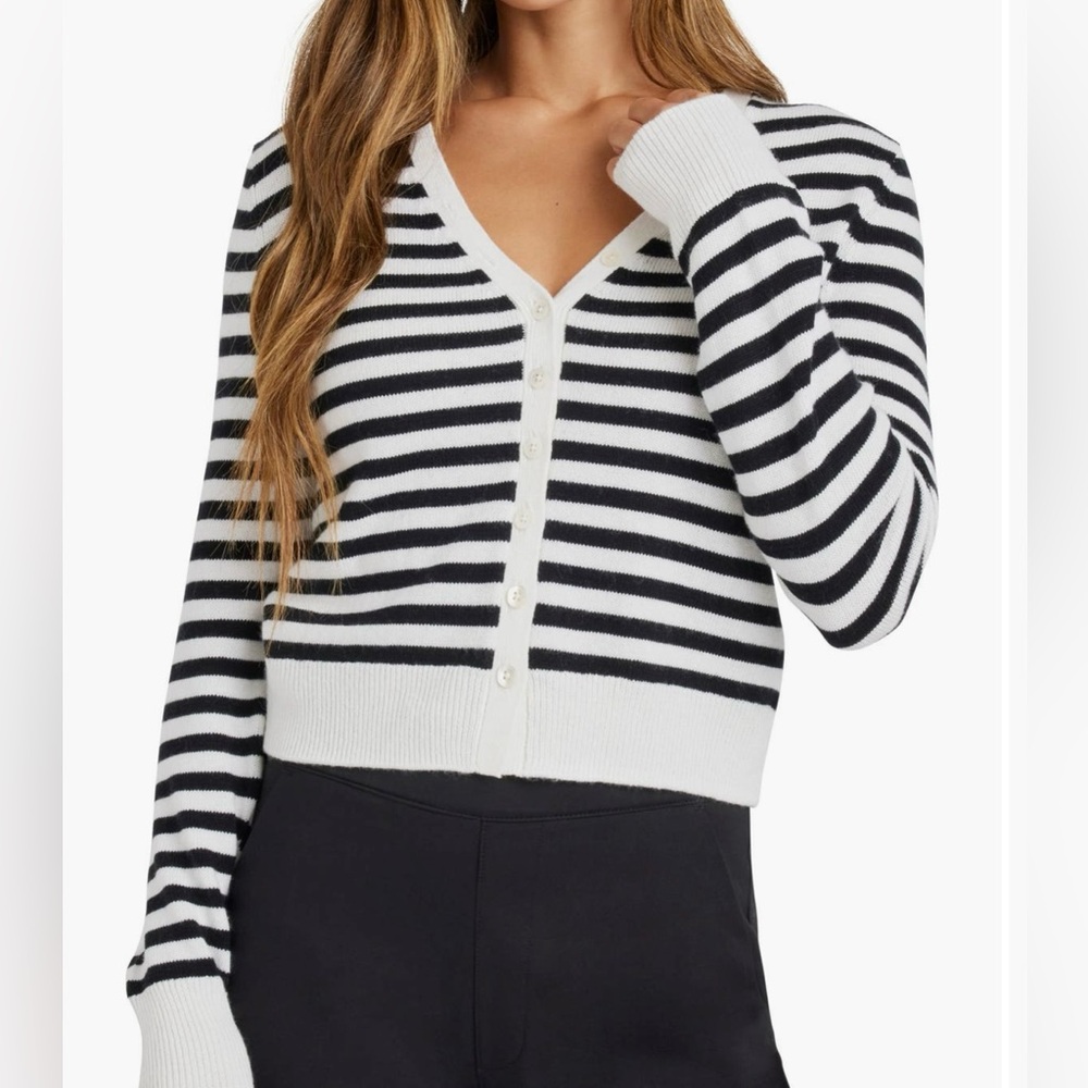 Splendid Santana Stripe Cardigan Sweater